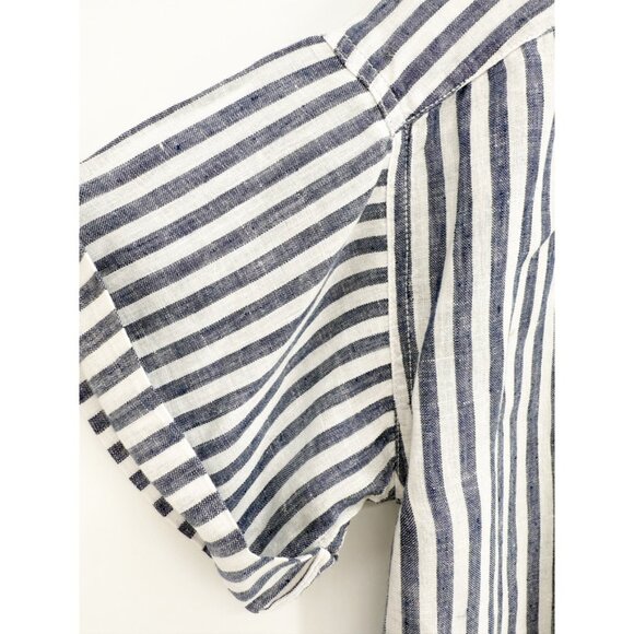 J. Crew Capitaine shirt in striped Baird McNutt Irish linen - Picture 3 of 10